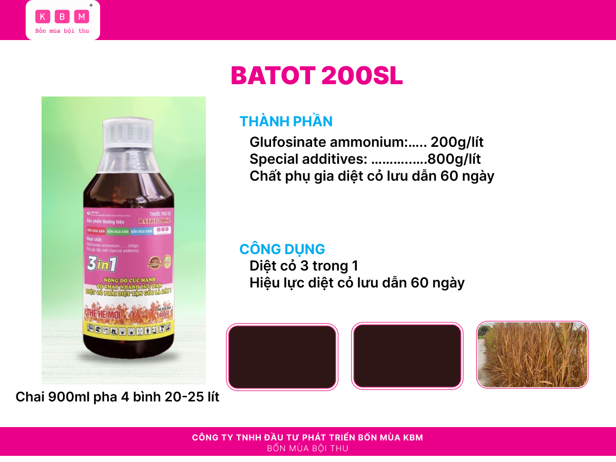 THUỐC KHAI HOANG BATOT 200SL