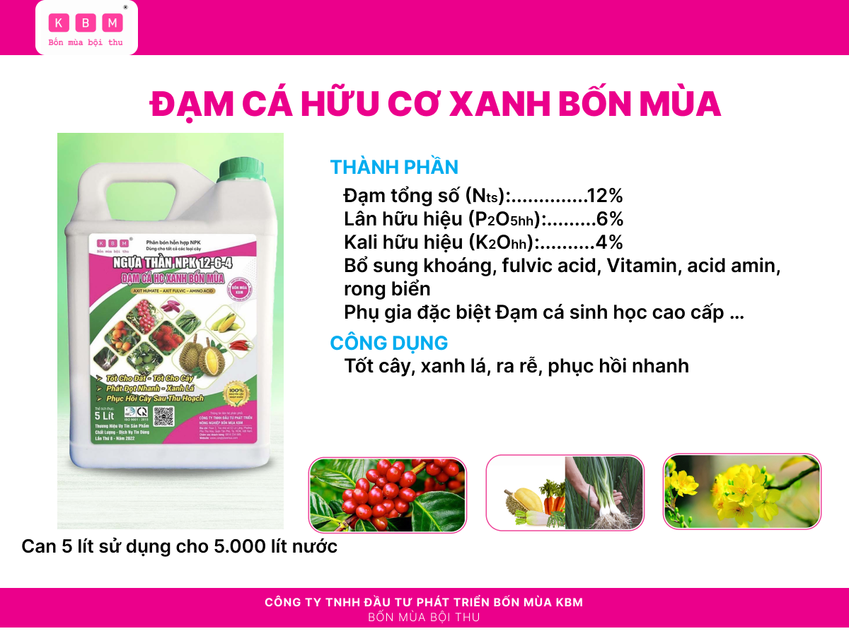 ĐẠM CÁ HỮU CƠ XANH BỐN MÙA