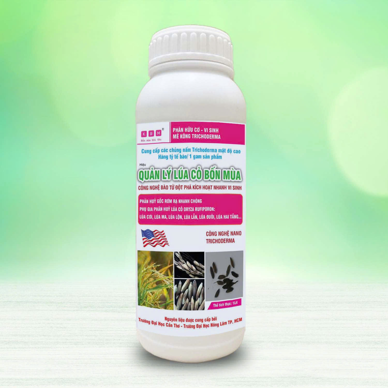 TRICHODERMA XỬ LÝ LÚA MA