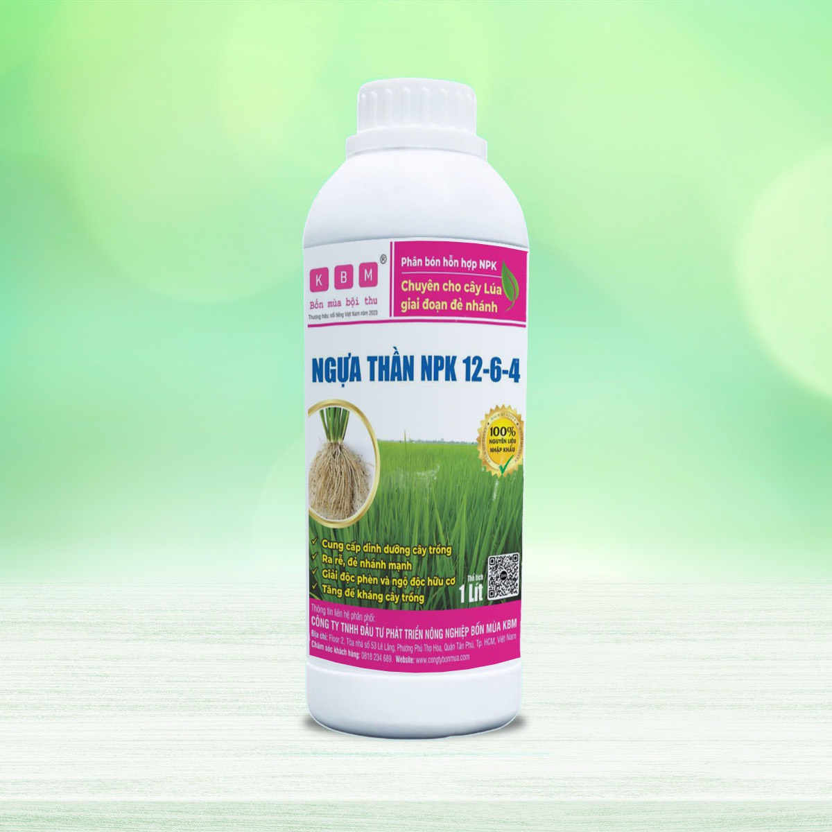 NGỰA THẦN NPK 12-6-4     (SIÊU RA RỄ HẠ PHÈN)